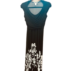 WHBM, NWOT cap sleeve maxi dress